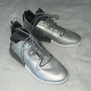 Adidas Tubular X Hype Edition metallic silver Sz 10.5